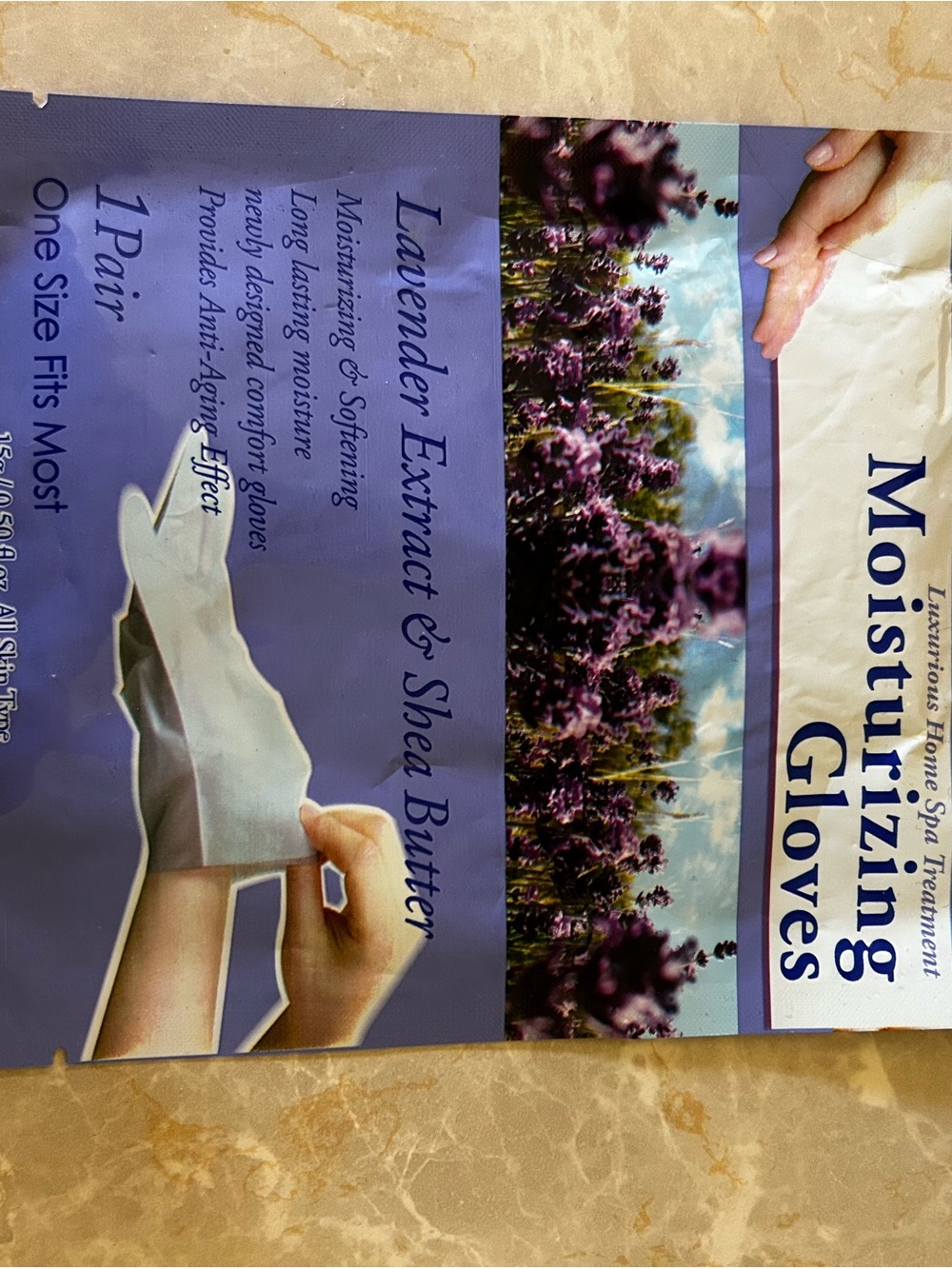 Love Lavender-Blue Moisturizing Treatment Gloves